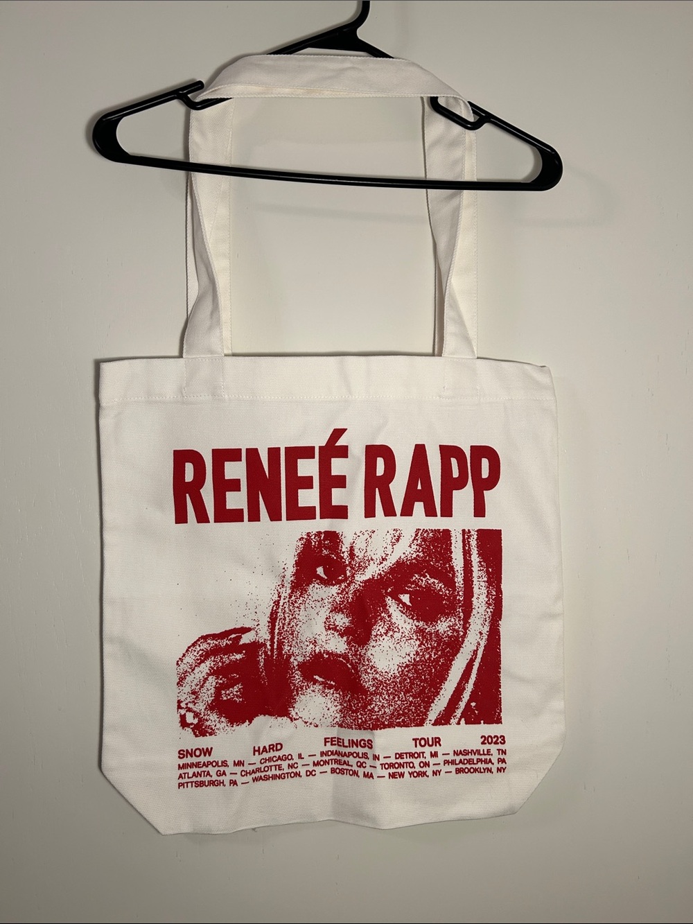 Renee Rapp Tote Bag Snow Hard Feelings Tour 2023